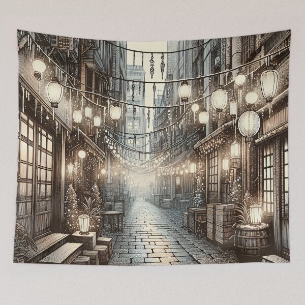 Item preview, Whispers of the Lantern-Lit Alley designed and sold by PictorialWhimsy.