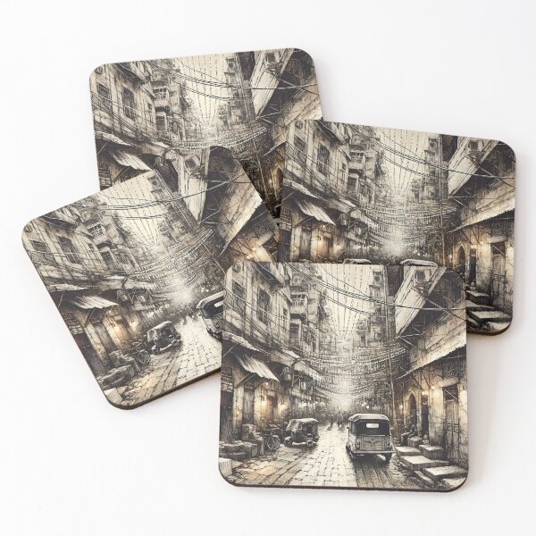 Item preview, Twisting Alleys of the Ancient Quarter designed and sold by PictorialWhimsy.