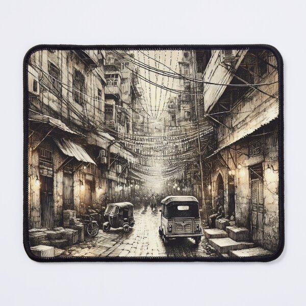 Item preview, Twisting Alleys of the Ancient Quarter designed and sold by PictorialWhimsy.