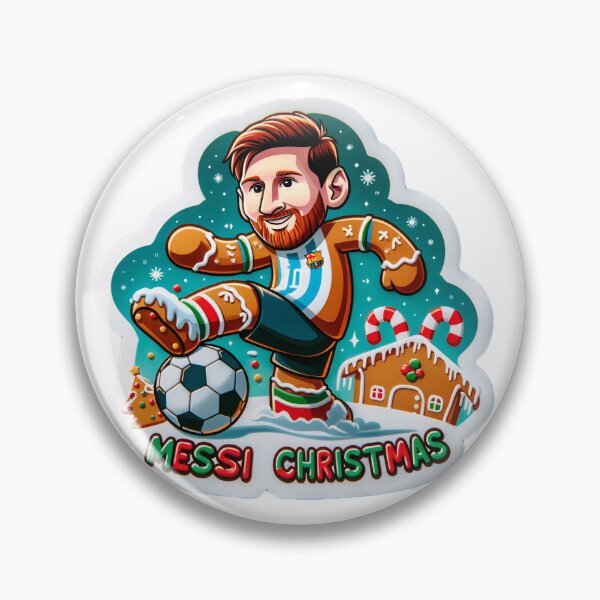 Item preview, Messi's Merry Football Season - Xmas Soccer Art  designed and sold by PuckDesign.