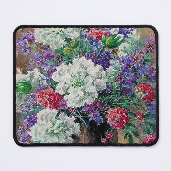 Item preview, Annie Pressland -White Carnations and Catmint Still Life designed and sold by tomorrowsart.