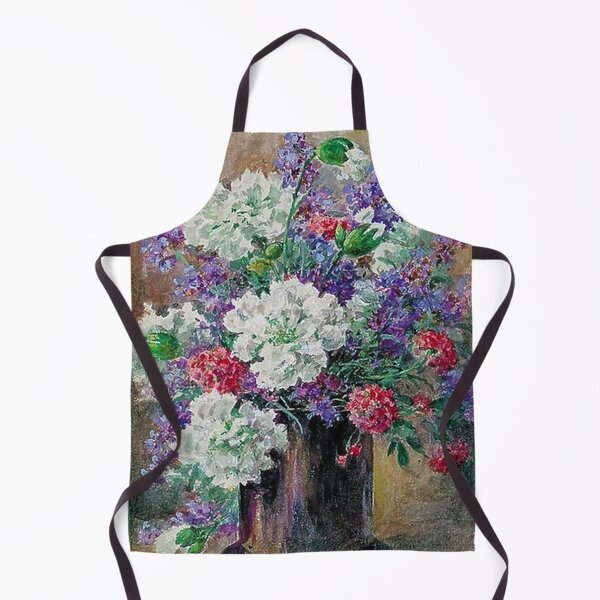 Item preview, Annie Pressland -White Carnations and Catmint Still Life designed and sold by tomorrowsart.