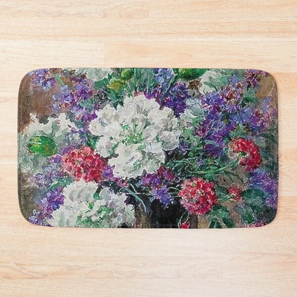 Item preview, Annie Pressland -White Carnations and Catmint Still Life designed and sold by tomorrowsart.