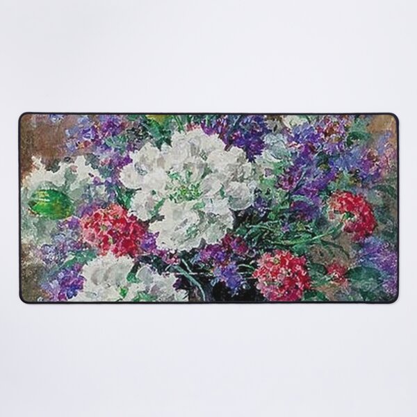 Item preview, Annie Pressland -White Carnations and Catmint Still Life designed and sold by tomorrowsart.