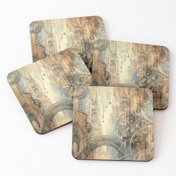 Item preview, Urban Elegance in Amber Hues designed and sold by PictorialWhimsy.