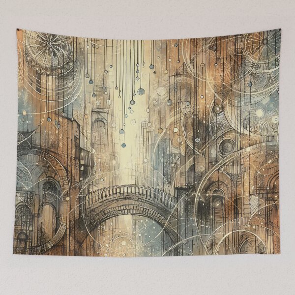 Item preview, Urban Elegance in Amber Hues designed and sold by PictorialWhimsy.