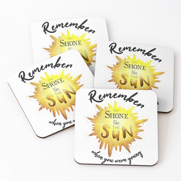 Item preview, Remember when you were young, you shone like the sun, Pink Floyd designed and sold by Audrey Janvier | AJD.