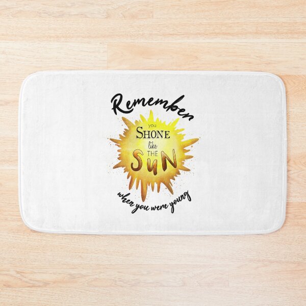 Item preview, Remember when you were young, you shone like the sun, Pink Floyd designed and sold by Audrey Janvier | AJD.