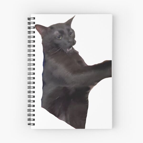 Item preview, black cat zoning out memes designed and sold by Reo12.