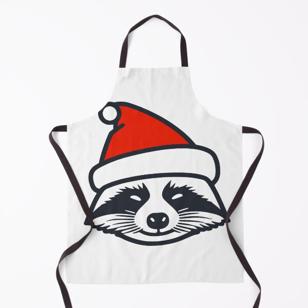 Item preview, Mapache con gorro de Papá Noel designed and sold by TheHellSong.