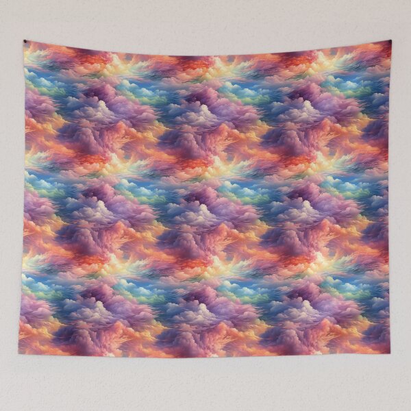 Aperçu de l'œuvre Superbes œuvres d'art modernes concepts de couleurs uniques motifs arc-en-ciel déformés P128-7 créée et vendue par MPCFICTION.