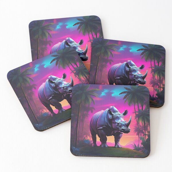 Item preview, African rhinoceros in the jungle designed and sold by Promarkets.
