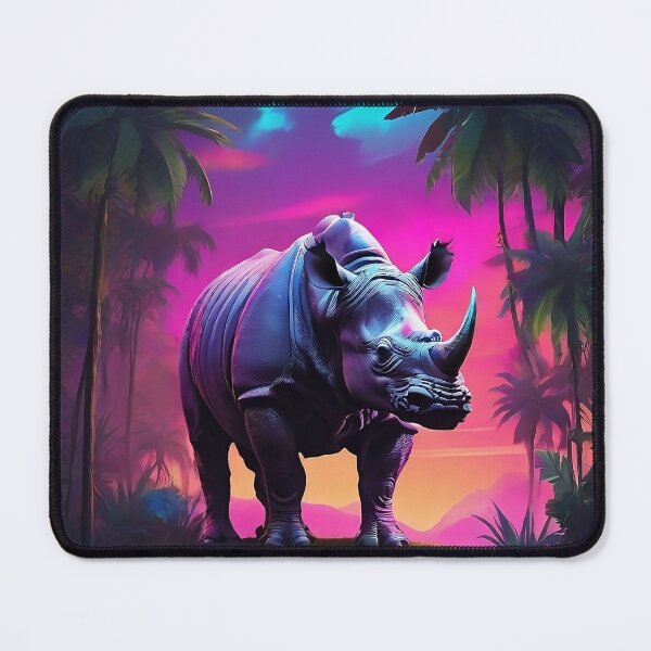 Item preview, African rhinoceros in the jungle designed and sold by Promarkets.