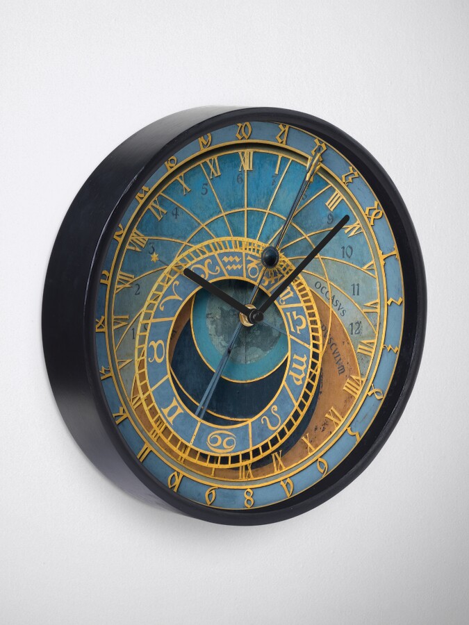 Alternate view of Stunning Medieval Astronomical Clock or Praha Orloj in Prague / Praha – Professional Photo Clock