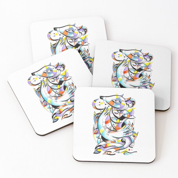 Item preview,  Cubism white splash designed and sold by Paintbase.