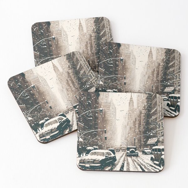 Item preview, Whispers of Winter in Snow-Kissed Streets designed and sold by PictorialWhimsy.