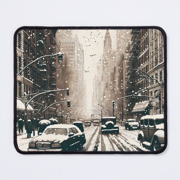 Item preview, Whispers of Winter in Snow-Kissed Streets designed and sold by PictorialWhimsy.