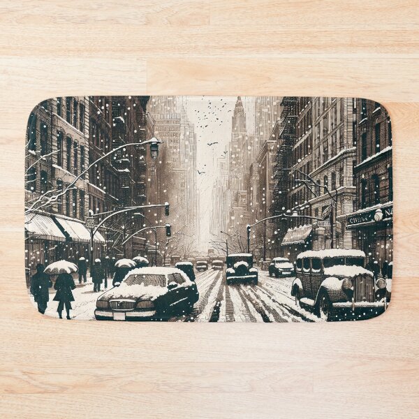 Item preview, Whispers of Winter in Snow-Kissed Streets designed and sold by PictorialWhimsy.