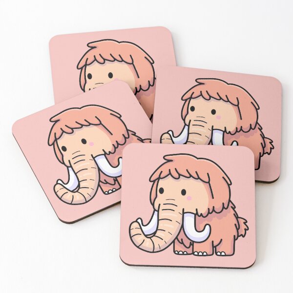 Item preview, Cute Woolly Mammoth Cartoon designed and sold by MoasisArt.