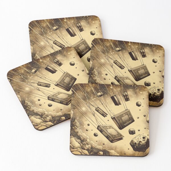 Item preview, Books Adrift in Cosmic Dust designed and sold by PictorialWhimsy.