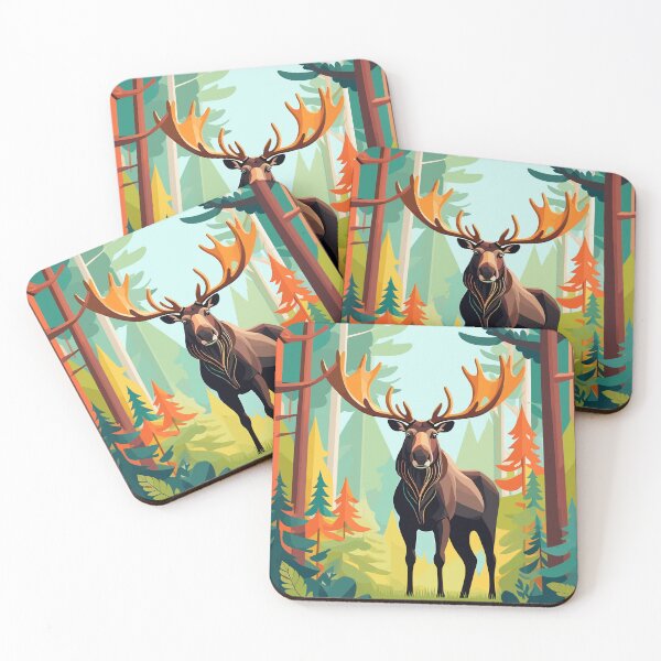 Item preview, Moose Artwork designed and sold by WildlifeInc.