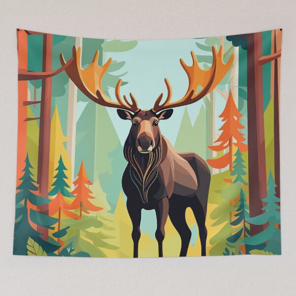 Item preview, Moose Artwork designed and sold by WildlifeInc.