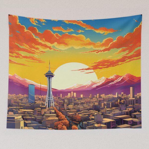 Item preview, A Pop Art Travel Print of Tehran - Iran  designed and sold by StudioRedKoala.