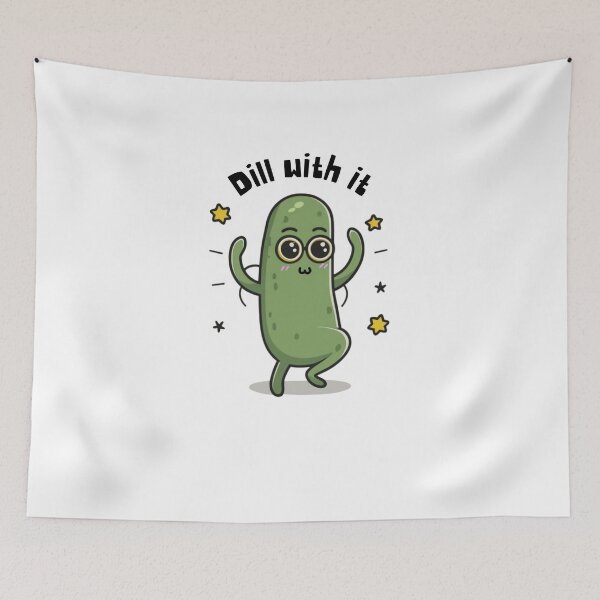 Item preview, Dill with it, Funny gift for pickle lovers designed and sold by Suhy.