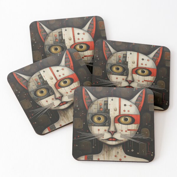 Item preview, Cat Woman Abstract designed and sold by whitecat23.