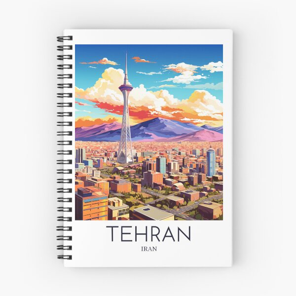 Item preview, A Pop Art Travel Print of Tehran - Iran  designed and sold by StudioRedKoala.