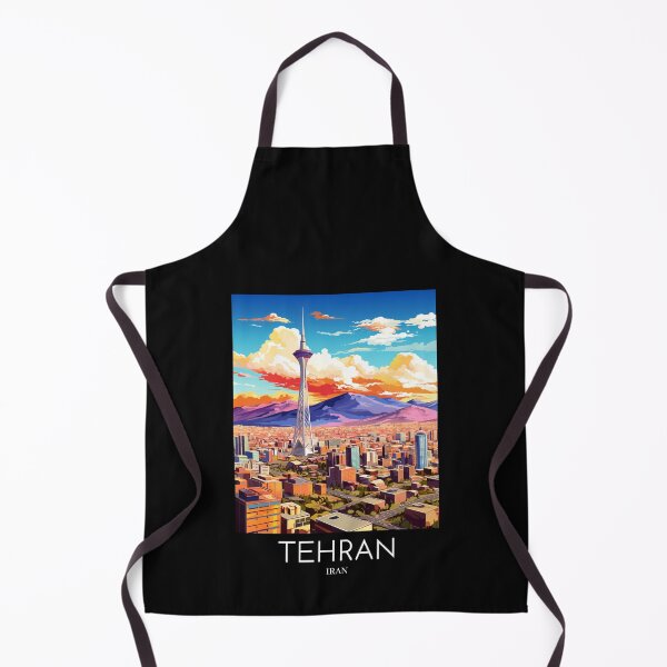 Item preview, A Pop Art Travel Print of Tehran - Iran  designed and sold by StudioRedKoala.