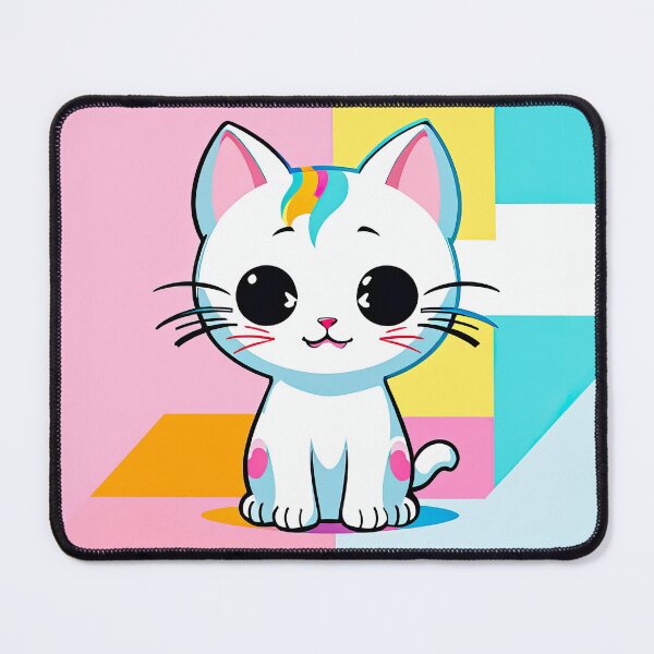 Item preview, Pastel Rainbow Kitten - Chic Chat Créations Ref.71 designed and sold by ChicChat.