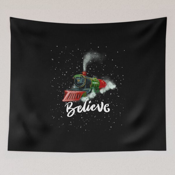 Item preview, Believe Train North Pole Xmas Santa Claus Christmas Long Sleeve  designed and sold by Allaouitige4.