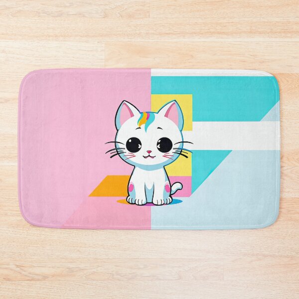 Item preview, Pastel Rainbow Kitten - Chic Chat Créations Ref.71 designed and sold by ChicChat.