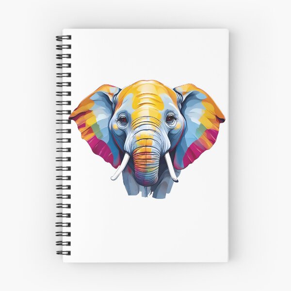 Item preview, Striking head of an big cute elephant. With captivating colors, big expressive eyes, and large ears. designed and sold by posterflunz.
