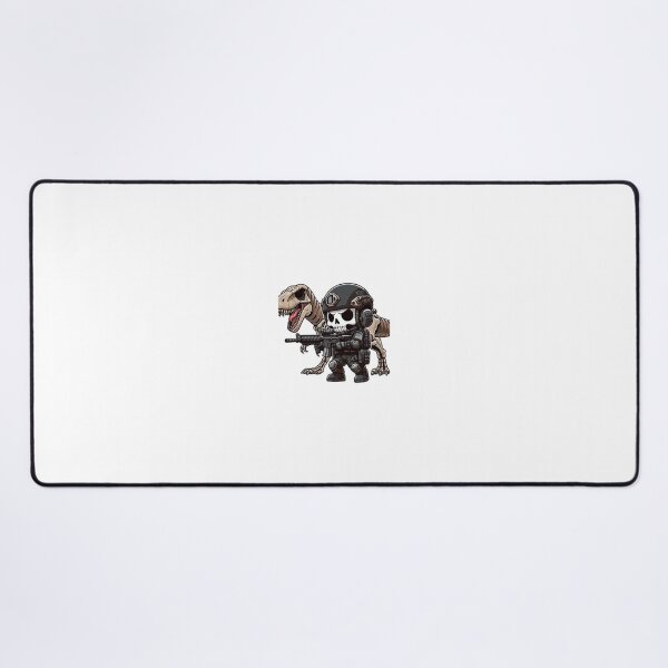 Item preview, Cute skeleton in tactical gear with raptor designed and sold by Wxjtecki.
