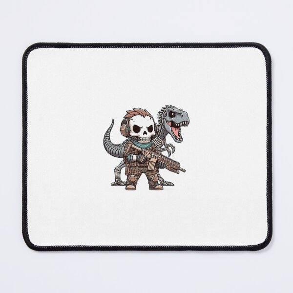 Item preview, Cute skeleton in tactical gear with raptor designed and sold by Wxjtecki.