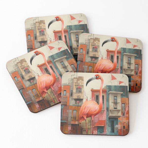 Item preview, Inner City Pink Flamingo designed and sold by whitecat23.