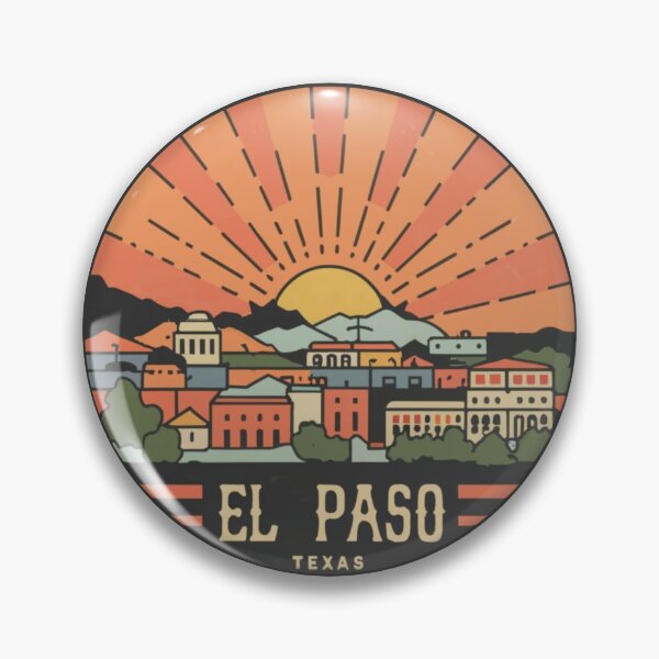 Item preview, El Paso, Texas | Sunrise in the city designed and sold by CircinusStore.