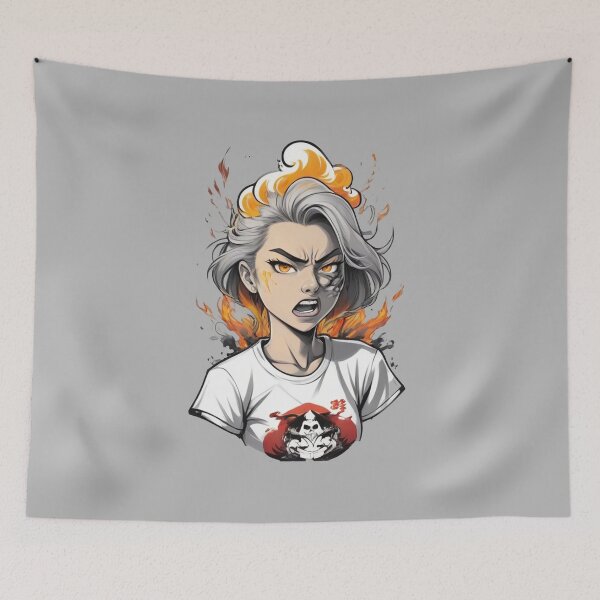 Item preview, angry girl  designed and sold by Moeruonnanoko.