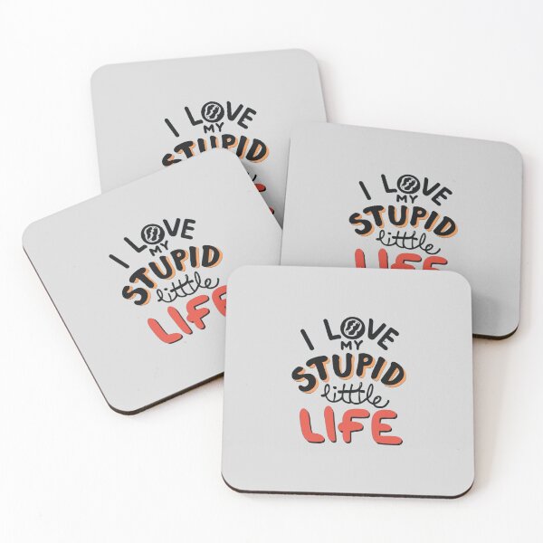 Item preview, I Love My Stupid Little Life designed and sold by Mr-wow.