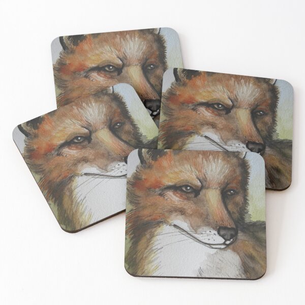 Item preview, Fox. Watercolor on paper. designed and sold by crowleyronan123.