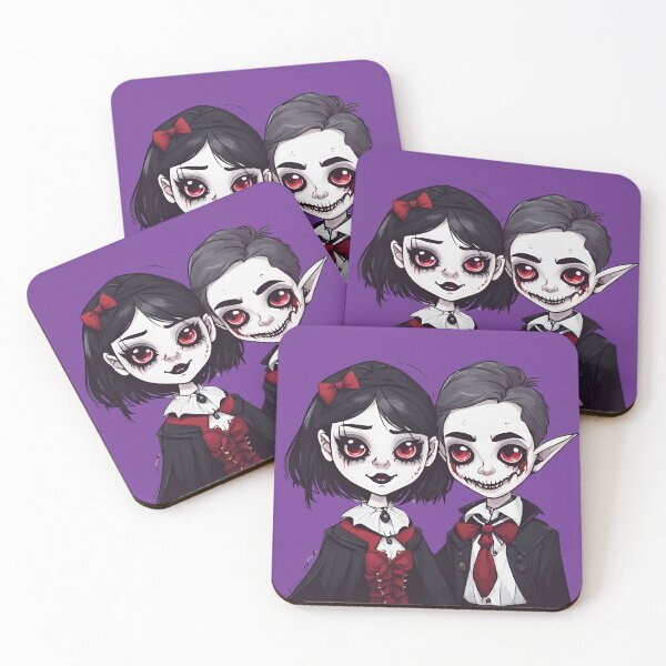 Item preview, School vampire couple designed and sold by ELEORIS.