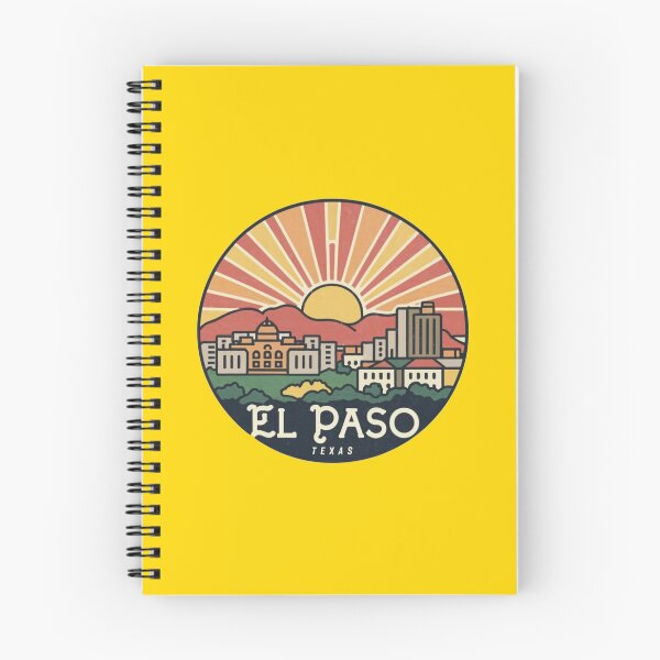 Item preview, El Paso, Texas | Sunrise in the city with mountains designed and sold by CircinusStore.
