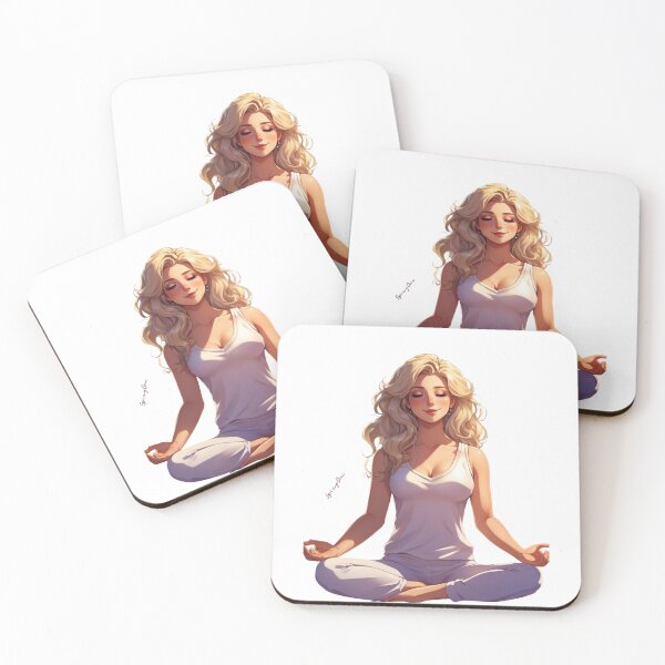 Item preview, Beautiful Lady Doing Meditation designed and sold by SpicyOne.