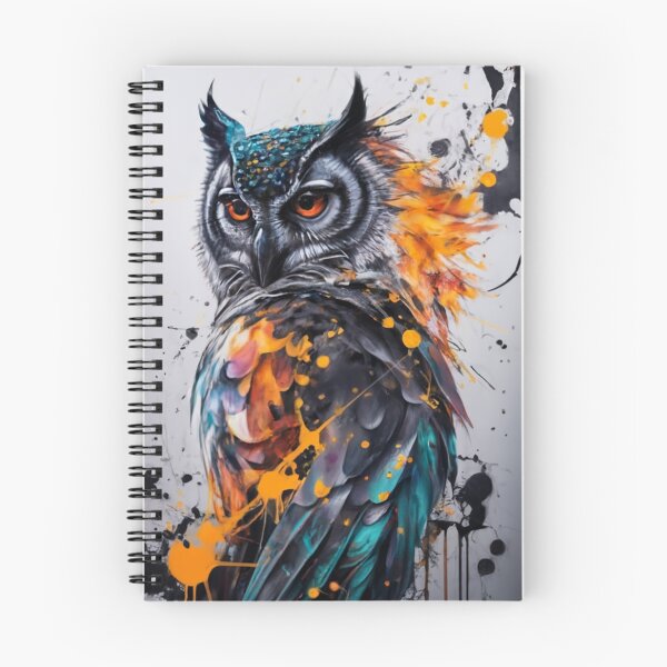 Item preview, colored owl  designed and sold by Jurgita Arbociene.