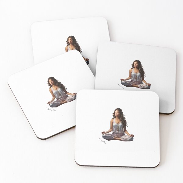 Item preview, Attractive girl doing contemplation designed and sold by SpicyOne.