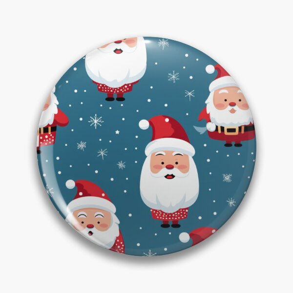 Item preview, Copy of Festive Christmas Theme Cute Santa Pattern - Cheerful Holiday Vibes - Versatile Holiday Print designed and sold by SRdigitaz.