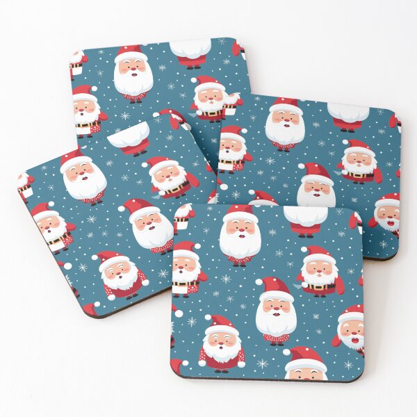 Item preview, Copy of Festive Christmas Theme Cute Santa Pattern - Cheerful Holiday Vibes - Versatile Holiday Print designed and sold by SRdigitaz.