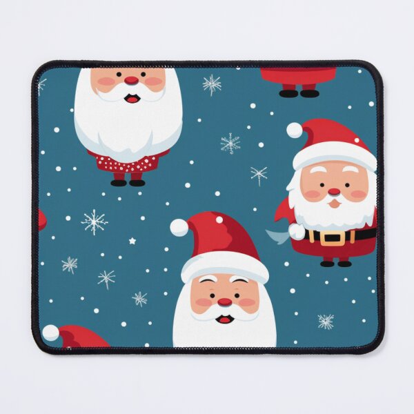 Item preview, Copy of Festive Christmas Theme Cute Santa Pattern - Cheerful Holiday Vibes - Versatile Holiday Print designed and sold by SRdigitaz.